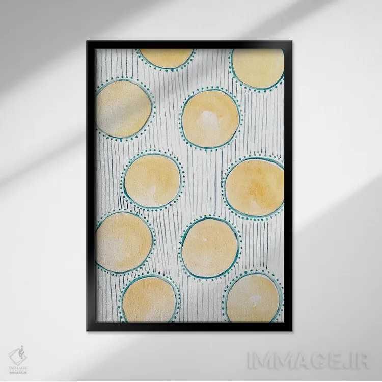 تابلو لوموس (طلسم نوری هری پاتر) اثر آلبینا براتچِوا - نمای قابدار مشکی