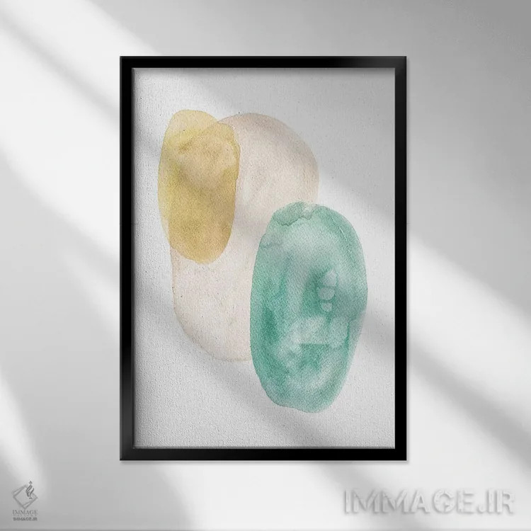 تابلو صبر اثر آلبینا براتچِوا - نمای قابدار مشکی