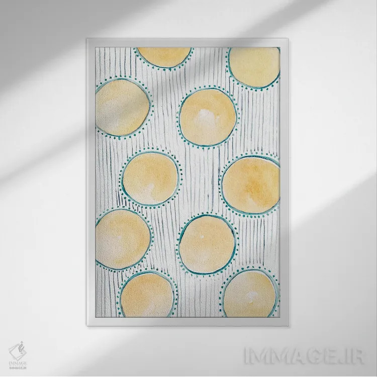 تابلو لوموس (طلسم نوری هری پاتر) اثر آلبینا براتچِوا - نمای قابدار سفید