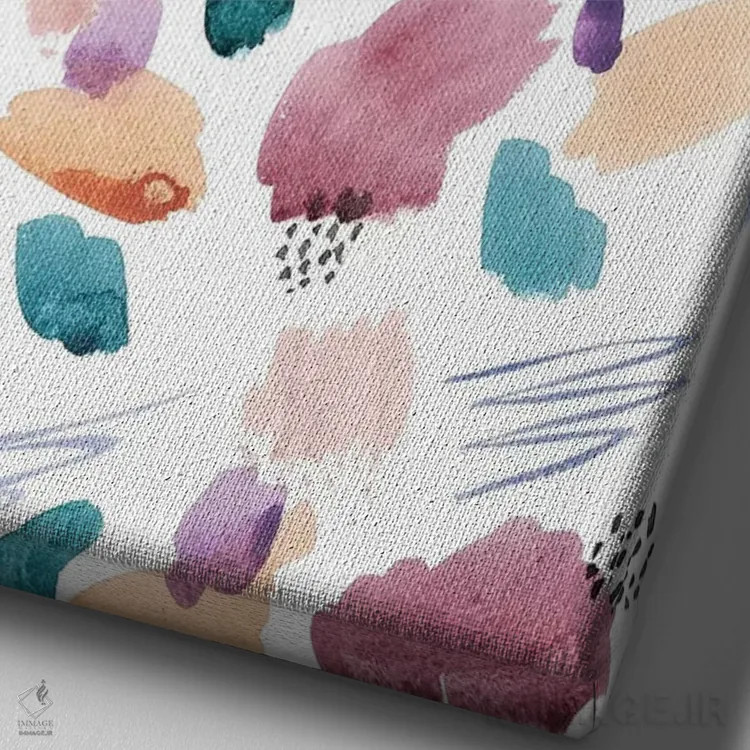 تابلو رادیکال (جسورانه) اثر آلبینا براتچِوا - نمای نزدیک بافت بوم