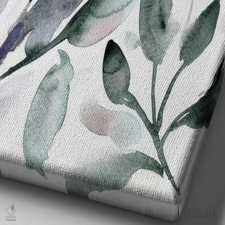 تابلو نجواهای آرام اثر آلبینا براتچِوا - نمای نزدیک بافت بوم