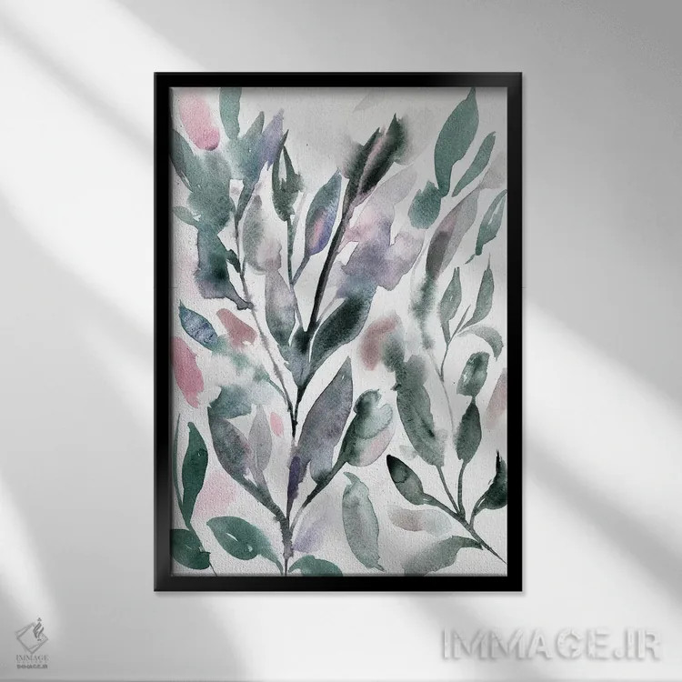 تابلو نجواهای آرام اثر آلبینا براتچِوا - نمای قابدار مشکی