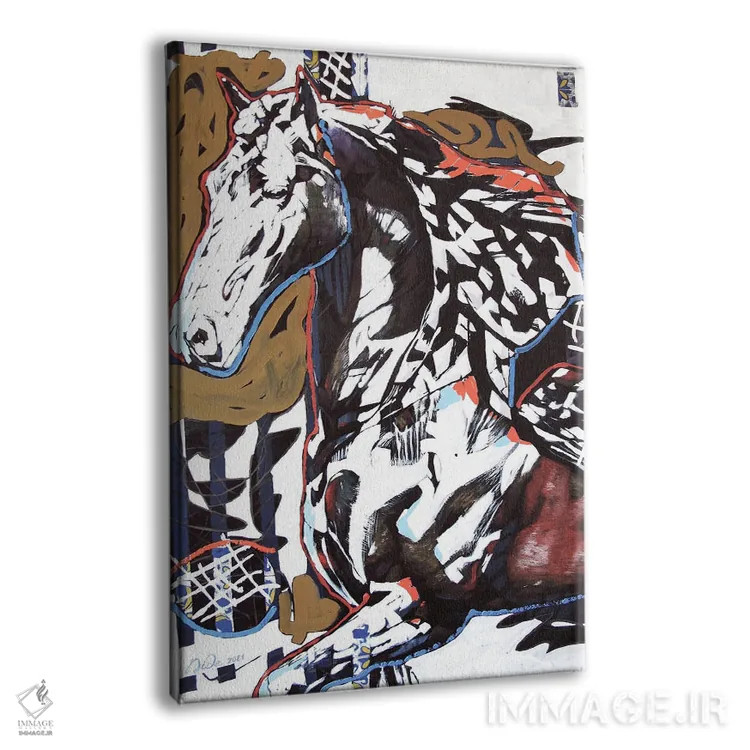 تابلو پگاسوس (اسب بالدار افسانهای) اثر بوگدان دیده - نمای پرسپکتیو محصول