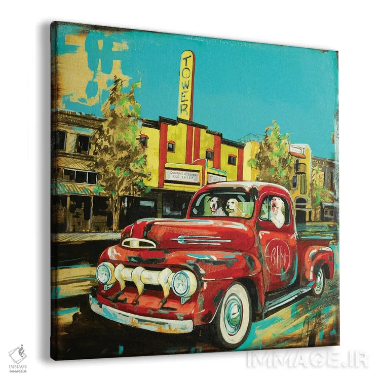 تابلو روزهای سگی (گرمترین روزهای سال) اثر بارتون دگراف - نمای پرسپکتیو محصول