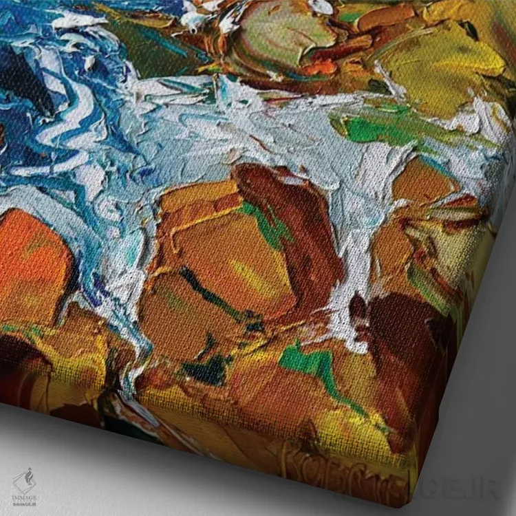 تابلو بلوزهای برونته اثر برایدی اوبرایان - نمای نزدیک بافت بوم