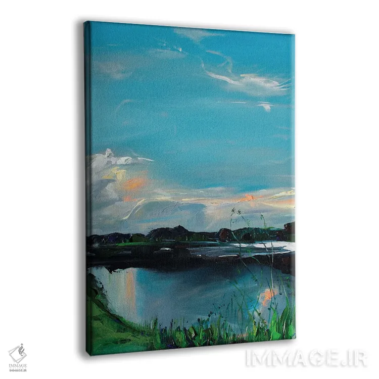 تابلو نقاشی مرداب کوچک اثر برایدی اوبرایان - نمای پرسپکتیو محصول