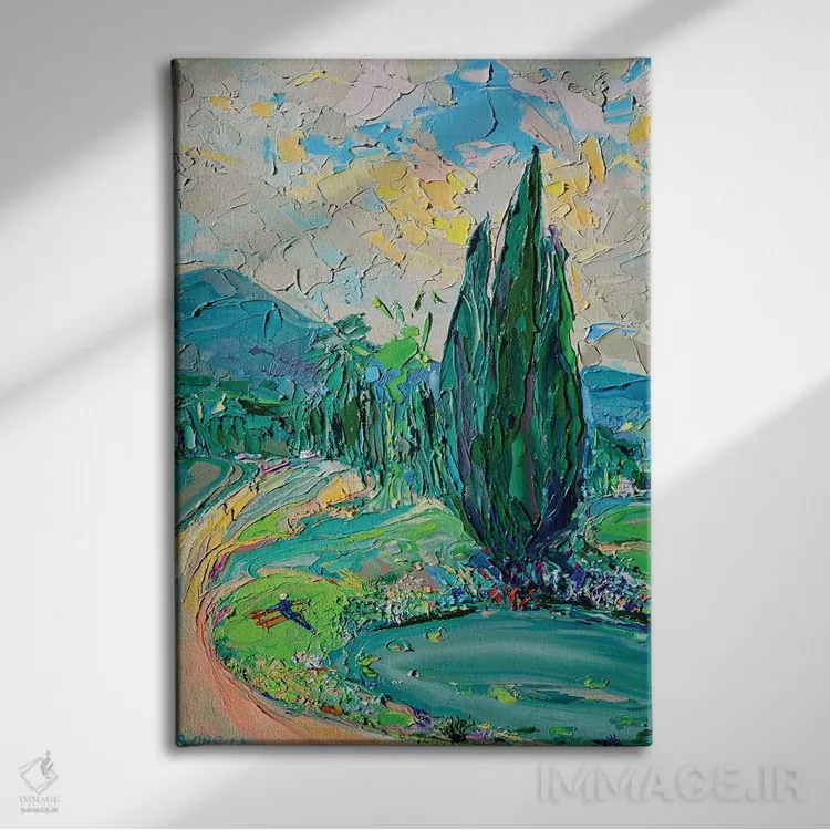 تابلو دوباره تنها اثر برایدی اوبرایان - نمای روبهرو روی دیوار