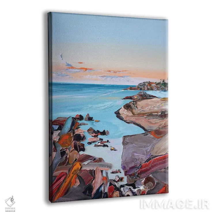 تابلو خلیج آتشها (تاسمانی) اثر برایدی اوبرایان - نمای پرسپکتیو محصول