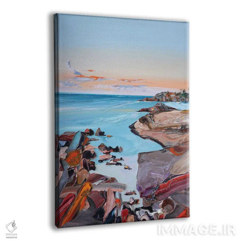 تابلو خلیج آتشها (تاسمانی) اثر برایدی اوبرایان - نمای پرسپکتیو محصول