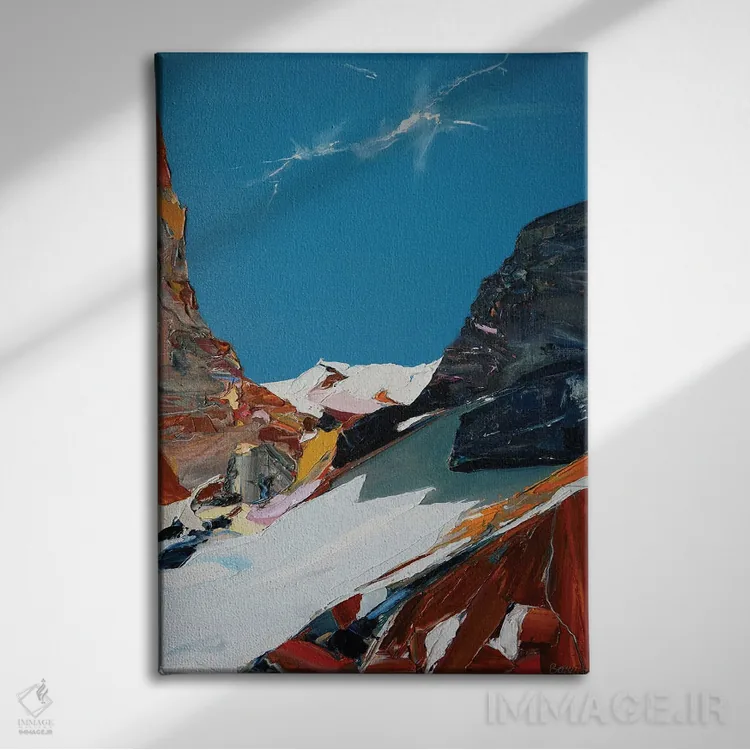 تابلو چشماندازی مانند تو اثر برایدی اوبرایان - نمای روبهرو روی دیوار