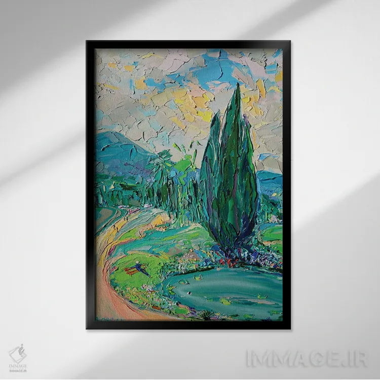 تابلو دوباره تنها اثر برایدی اوبرایان - نمای قابدار مشکی