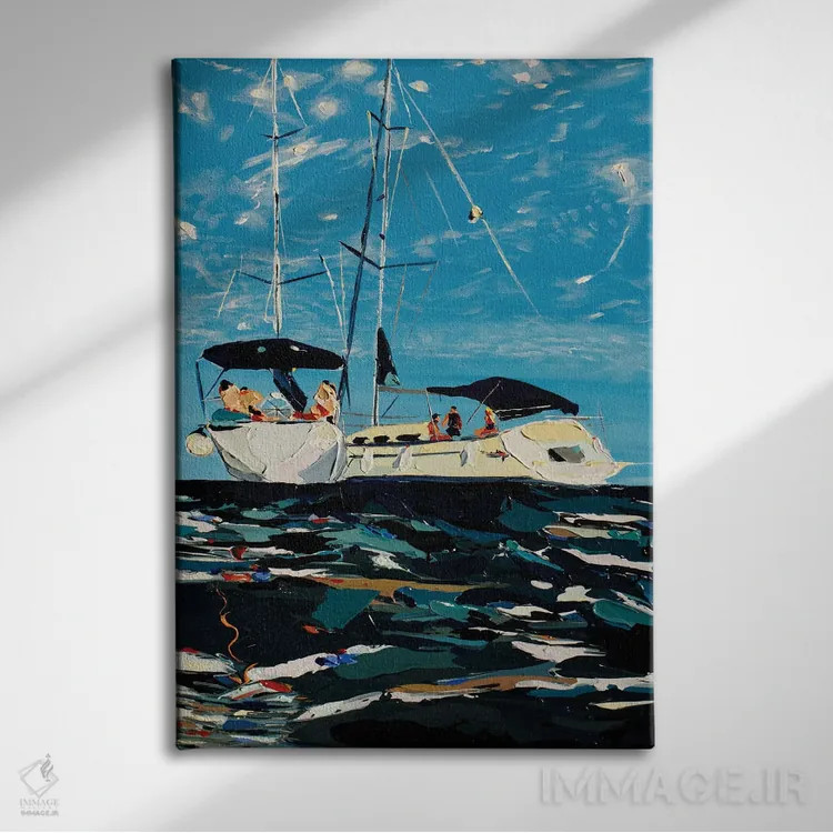 تابلو قرار ملاقات اثر برایدی اوبرایان - نمای روبهرو روی دیوار