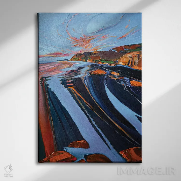 تابلو خلیج خوابآلود اثر برایدی اوبرایان - نمای روبهرو روی دیوار