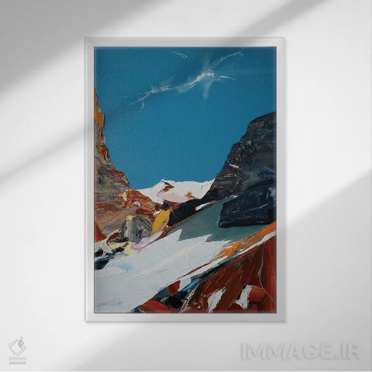 تابلو چشماندازی مانند تو اثر برایدی اوبرایان - نمای قابدار سفید