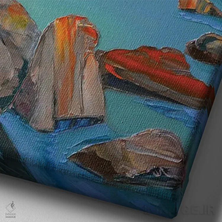 تابلو Binalong,نور بعدازظهر، بینالانگ اثر برایدی اوبرایان - نمای نزدیک بافت بوم