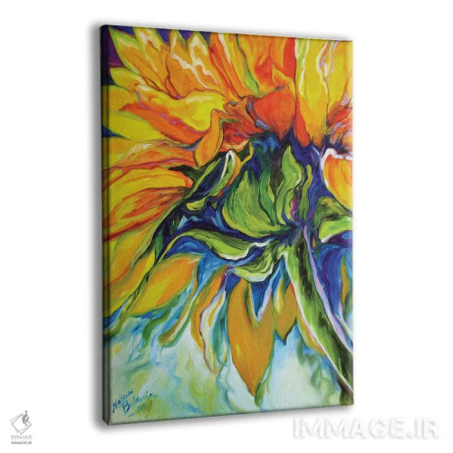 تابلو آفتابگردان در جولای اثر مارسیا بالدویین - نمای پرسپکتیو محصول