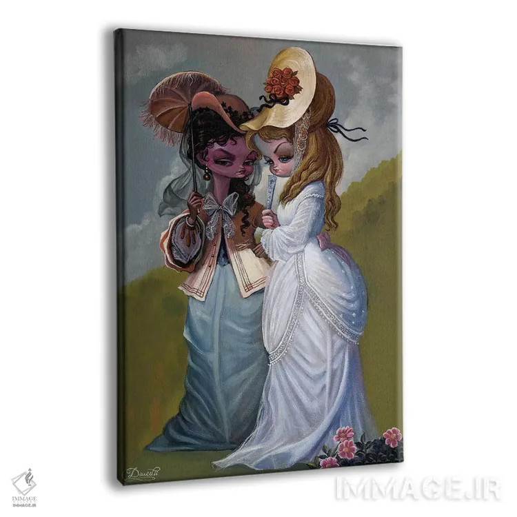 تابلو شایعه اثر باب دوست - نمای پرسپکتیو محصول