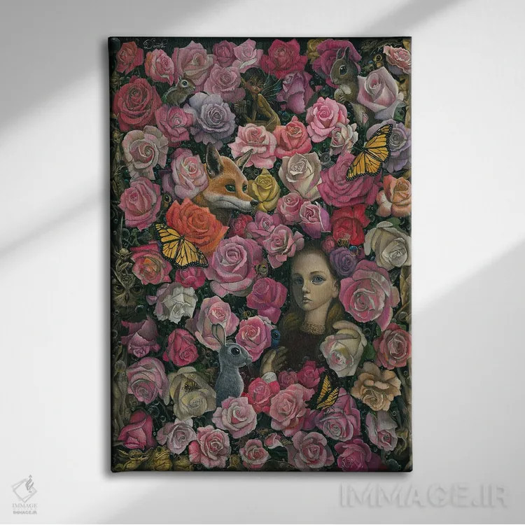 تابلو تعادل در آرکادیا اثر باب دوست - نمای روبهرو روی دیوار