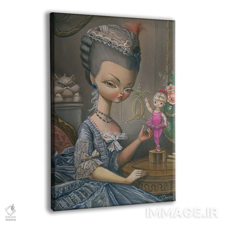 تابلو الههٔ رقص اثر باب دوست - نمای پرسپکتیو محصول