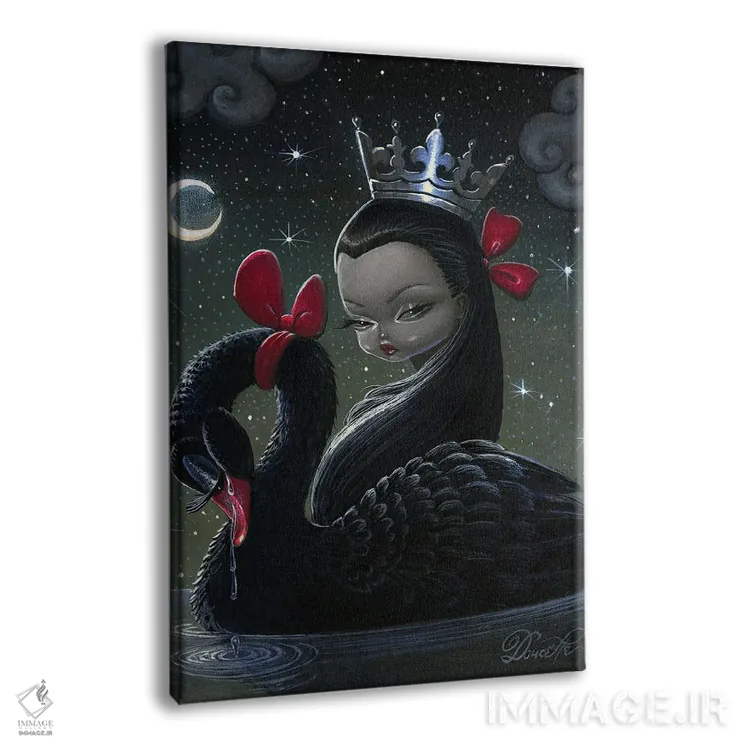 تابلو اشکهای قو اثر باب دوست - نمای پرسپکتیو محصول