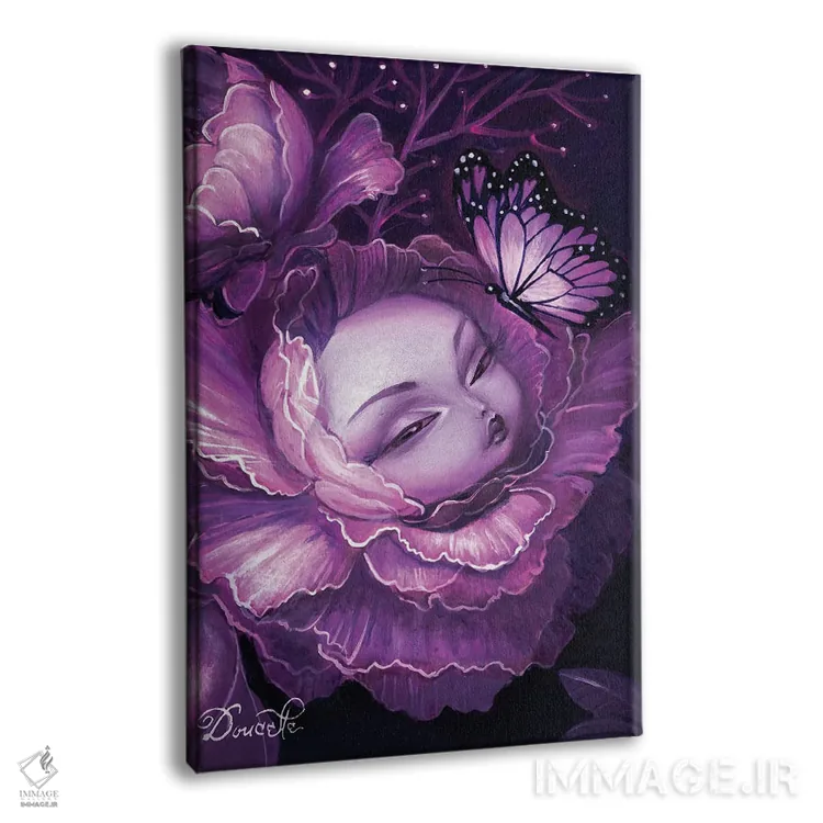 تابلو مه بنفش اثر باب دوست - نمای پرسپکتیو محصول