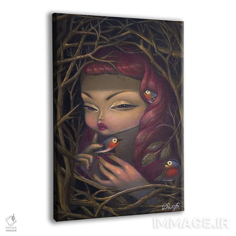 تابلو به دل جنگل اثر باب دوست - نمای پرسپکتیو محصول