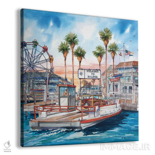 تابلو خوشآمدید به بالبوآ اثر بیل درایزدیل - نمای پرسپکتیو محصول