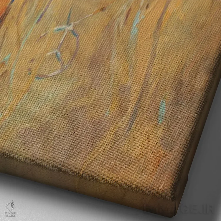 تابلو صلح اثر بیل درایزدیل - نمای نزدیک بافت بوم