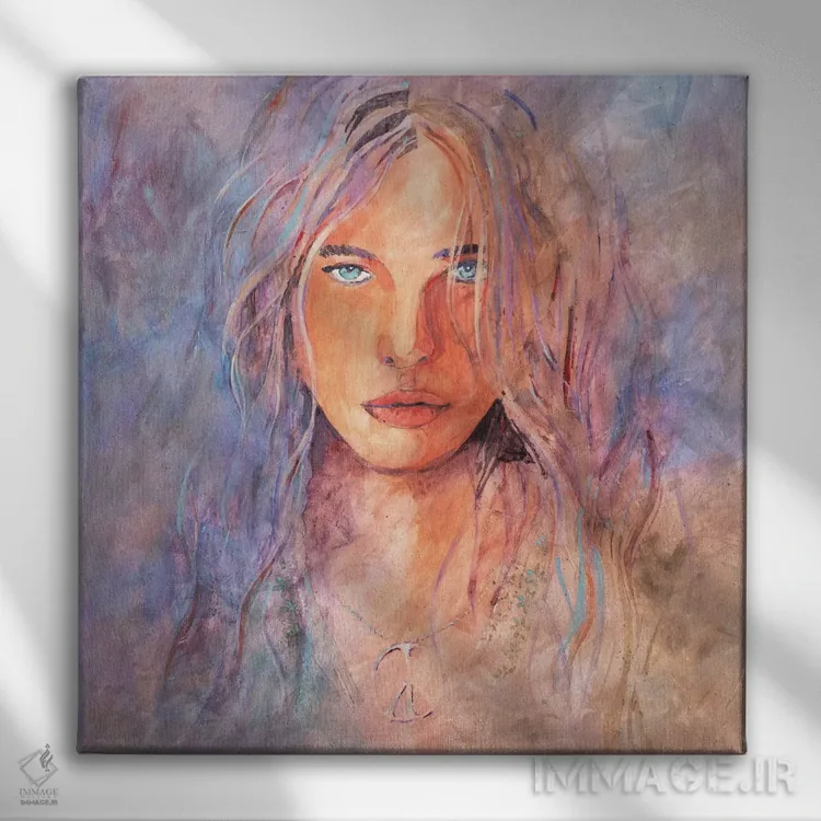 تابلو چشم ببر ماده اثر بیل درایزدیل - نمای روبهرو روی دیوار