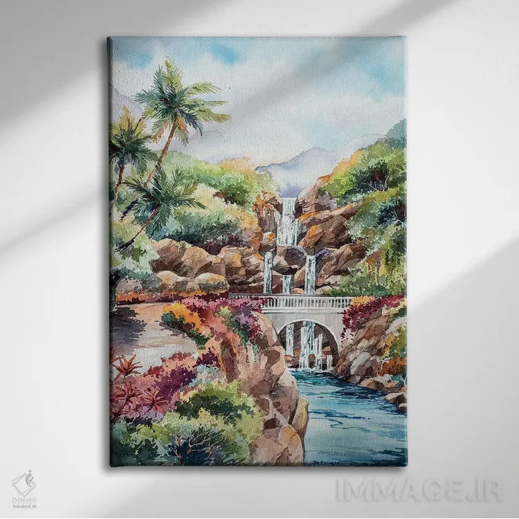 تابلو بزرگراه هانا اثر بیل درایزدیل - نمای روبهرو روی دیوار