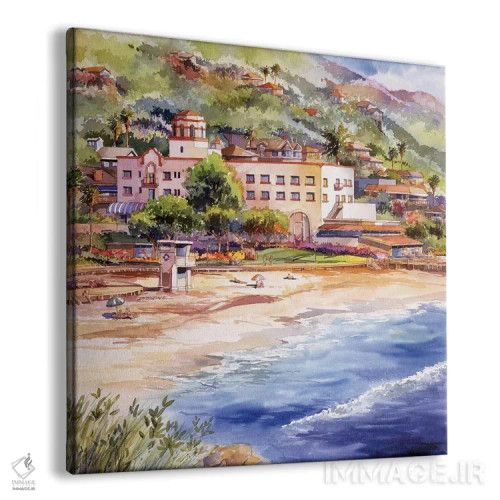 تابلو ساحل اصلی لاگونا اثر بیل درایزدیل - نمای پرسپکتیو محصول