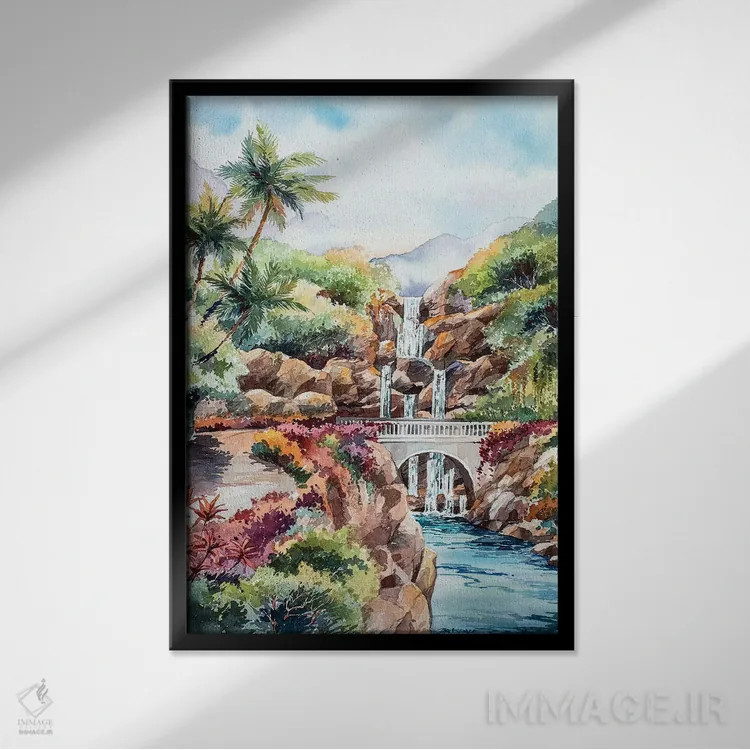 تابلو بزرگراه هانا اثر بیل درایزدیل - نمای قابدار مشکی