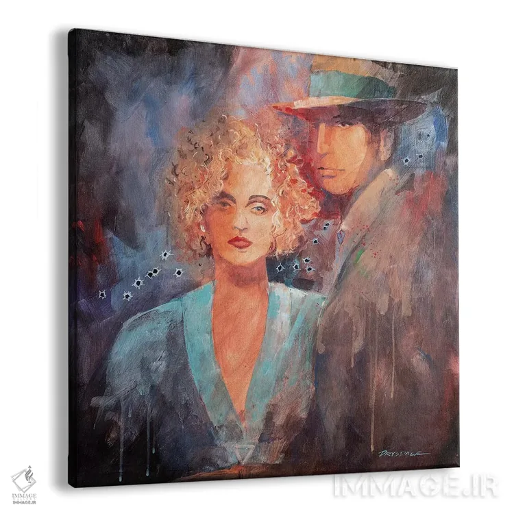 تابلو ازدواج با مافیا اثر بیل درایزدیل - نمای پرسپکتیو محصول