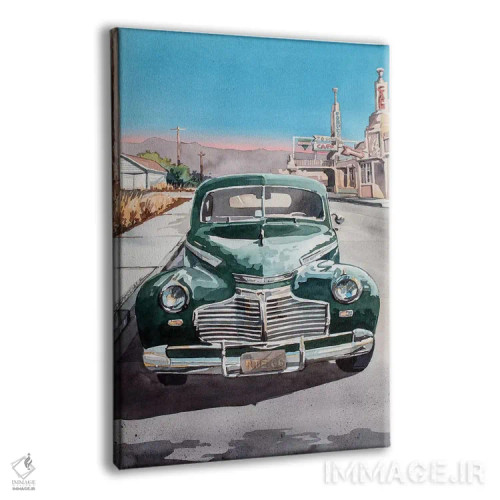 تابلو جاده ۶۶ (آمریکا) اثر بیل درایزدیل - نمای پرسپکتیو محصول