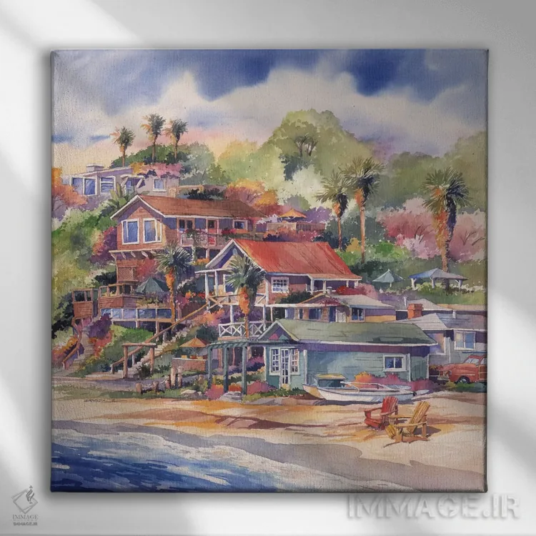 تابلو همانگونه که بودیم اثر بیل درایزدیل - نمای روبهرو روی دیوار