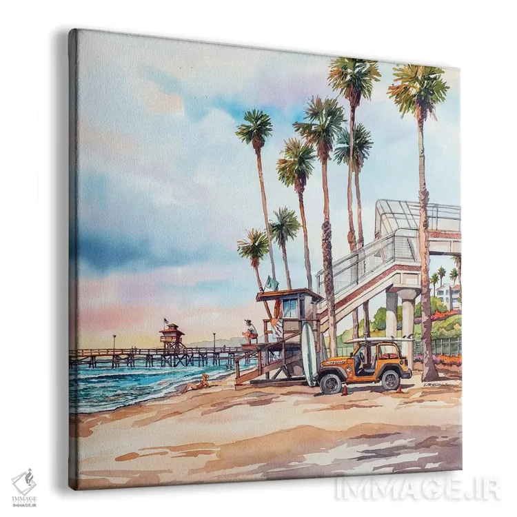 تابلو خیابان تی اثر بیل درایزدیل - نمای پرسپکتیو محصول