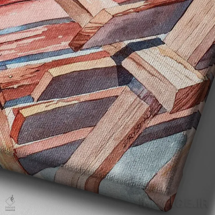 تابلو همه در خانواده اثر بیل درایزدیل - نمای نزدیک بافت بوم