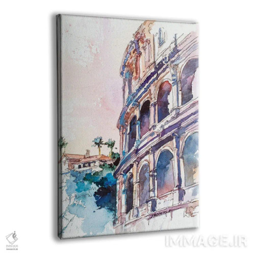 تابلو کولوسئوم روم اثر بیل درایزدیل - نمای پرسپکتیو محصول