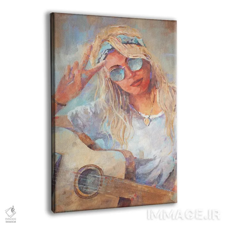 تابلو صلح و عشق اثر بیل درایزدیل - نمای پرسپکتیو محصول