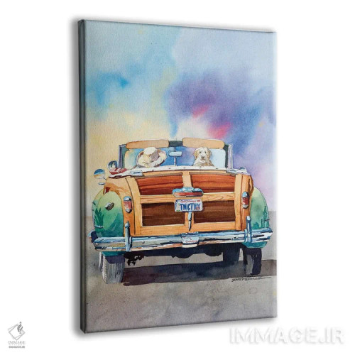 تابلو کنار راننده نشستن (همراهی) اثر بیل درایزدیل - نمای پرسپکتیو محصول