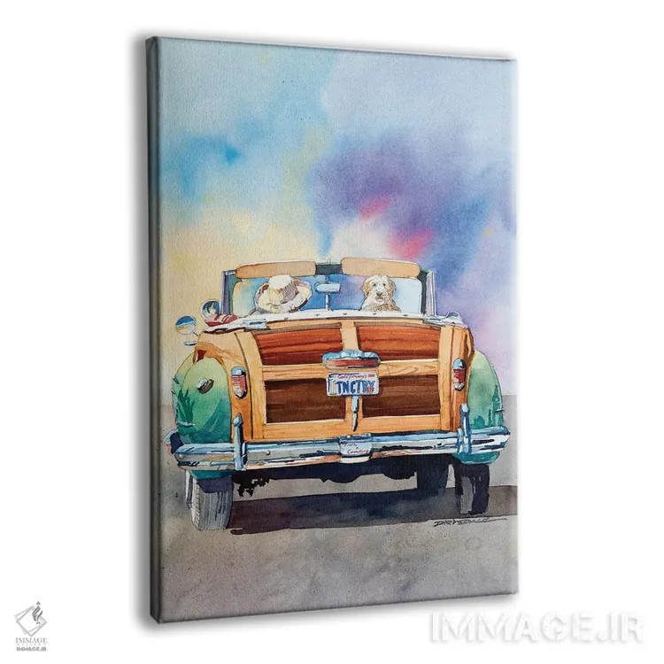 تابلو کنار راننده نشستن (همراهی) اثر بیل درایزدیل - نمای پرسپکتیو محصول