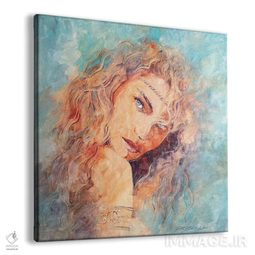 تابلو دختر کوچلا اثر بیل درایزدیل - نمای پرسپکتیو محصول