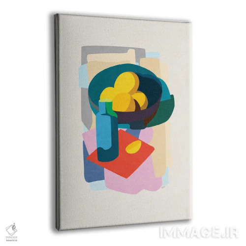 تابلو لیموی بیحرکت اثر استودیو آرت برد (استودیو هنری) - نمای پرسپکتیو محصول