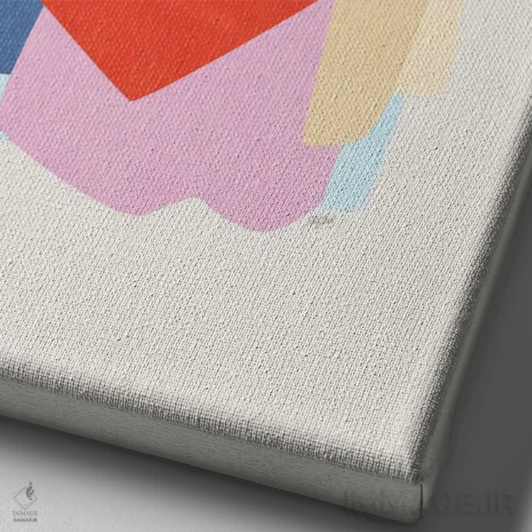 تابلو لیموی بیحرکت اثر استودیو آرت برد (استودیو هنری) - نمای نزدیک بافت بوم