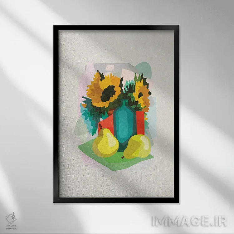 تابلو پارک چوبی اثر استودیو آرت برد (استودیو هنری) - نمای قابدار مشکی