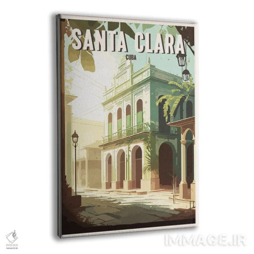 تابلو سانتا کلارا (کوبا) اثر استودیو آرت برد (استودیو هنری) - نمای پرسپکتیو محصول