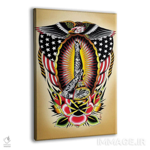 تابلو پاهای آمریکایی اثر تایلر بردوگ - نمای پرسپکتیو محصول