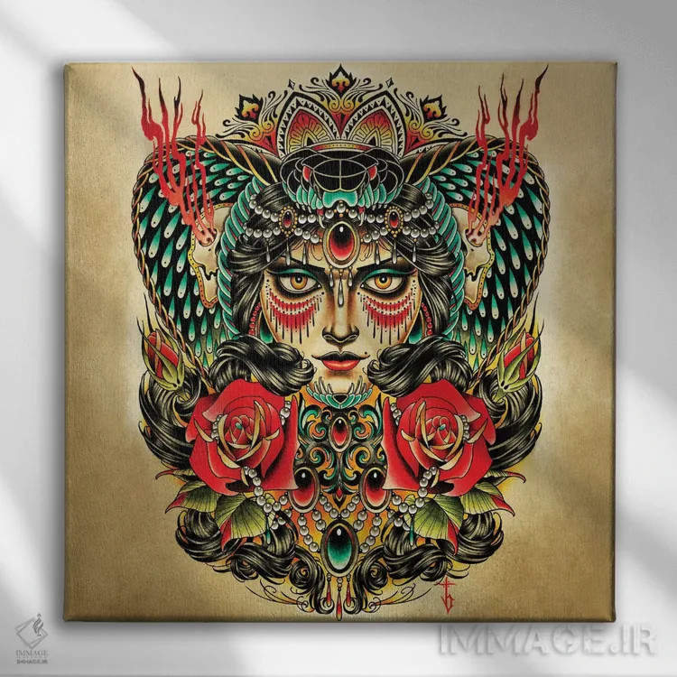 تابلو هیپنوتیزمکننده اثر تایلر بردوگ - نمای روبهرو روی دیوار