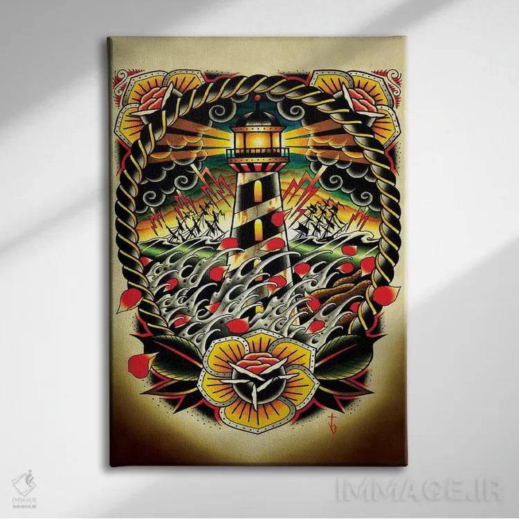 تابلو آخرین بندر اثر تایلر بردوگ - نمای روبهرو روی دیوار