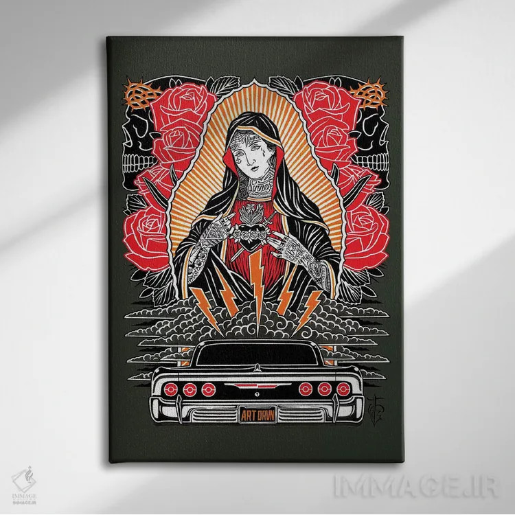 تابلو ناامید اثر تایلر بردوگ - نمای روبهرو روی دیوار